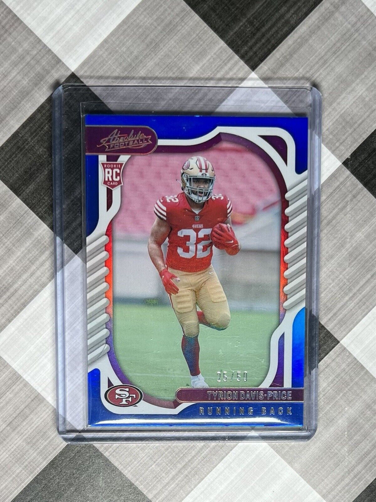 2022 Panini Absolute Tyrion Davis-Price Green Wave Rookie Card RC 029/50 49ers