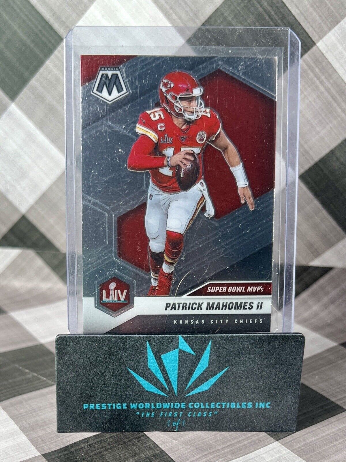 Patrick Mahomes II 2021 Panini Mosaic #288 Kansas City Chiefs SB MVP