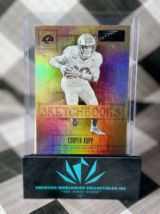 Cooper Kupp 2022 Playbook Sketchbooks Holo #18 Los Angeles Rams SP
