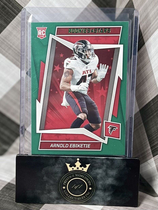 Arnold Ebiketie 2022 Rookies and Stars Green Rookie #187 - Falcons RC
