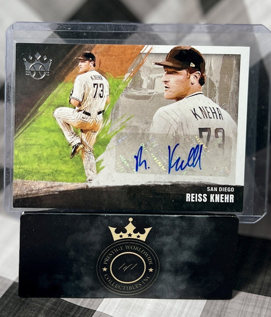 Reiss Knehr 2022 Diamond Kings DK Signatures Rookie Auto #DKS-RK SD Padres RC