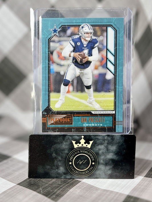 Dak Prescott 2020 Panini Playbook Bronze Parallel #50 Dallas Cowboys Short Print