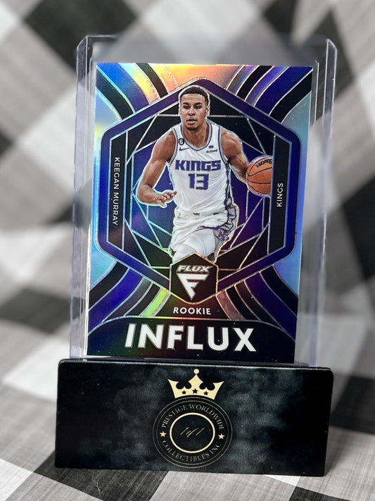 Keegan Murray 2022-23 Panini Flux Rookie Influx Silver Prizm #15 SAC Kings RC