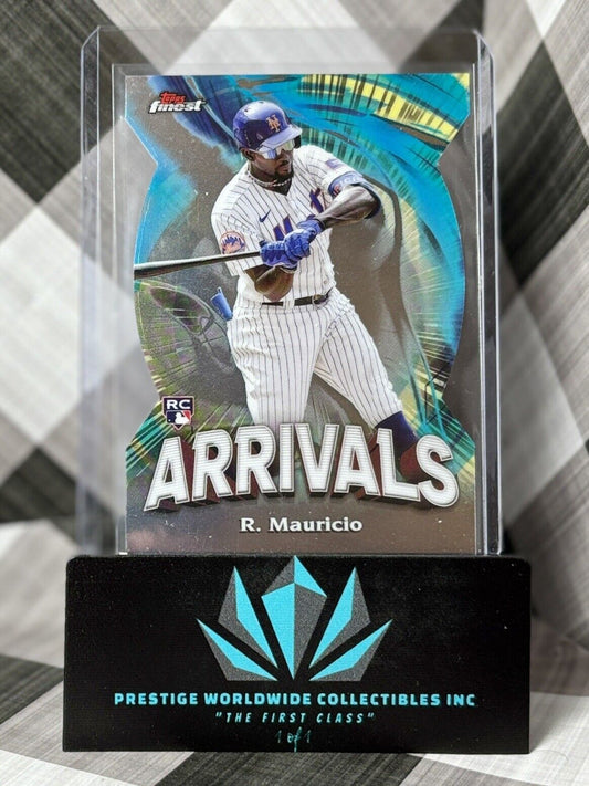 Ronny Mauricio 2024 Topps Finest Arrivals Die-Cut Rookie #A-7 New York Mets RC
