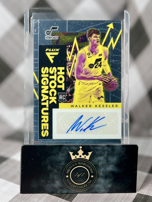 Walker Kessler 2022-23 Flux Hot Stock Signatures Auto Rookie #HSS-WKK Jazz RC