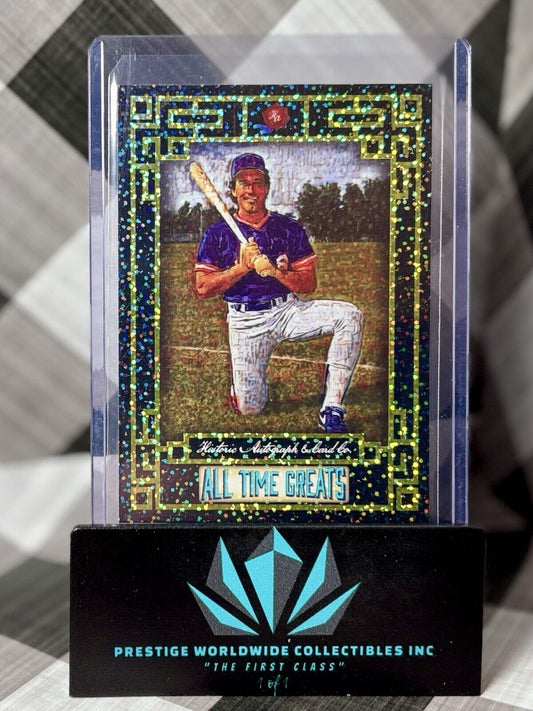 Gary Carter 2024 Historic Autograph All Time Greats Tier 1 /1600 #92 Expos Mets