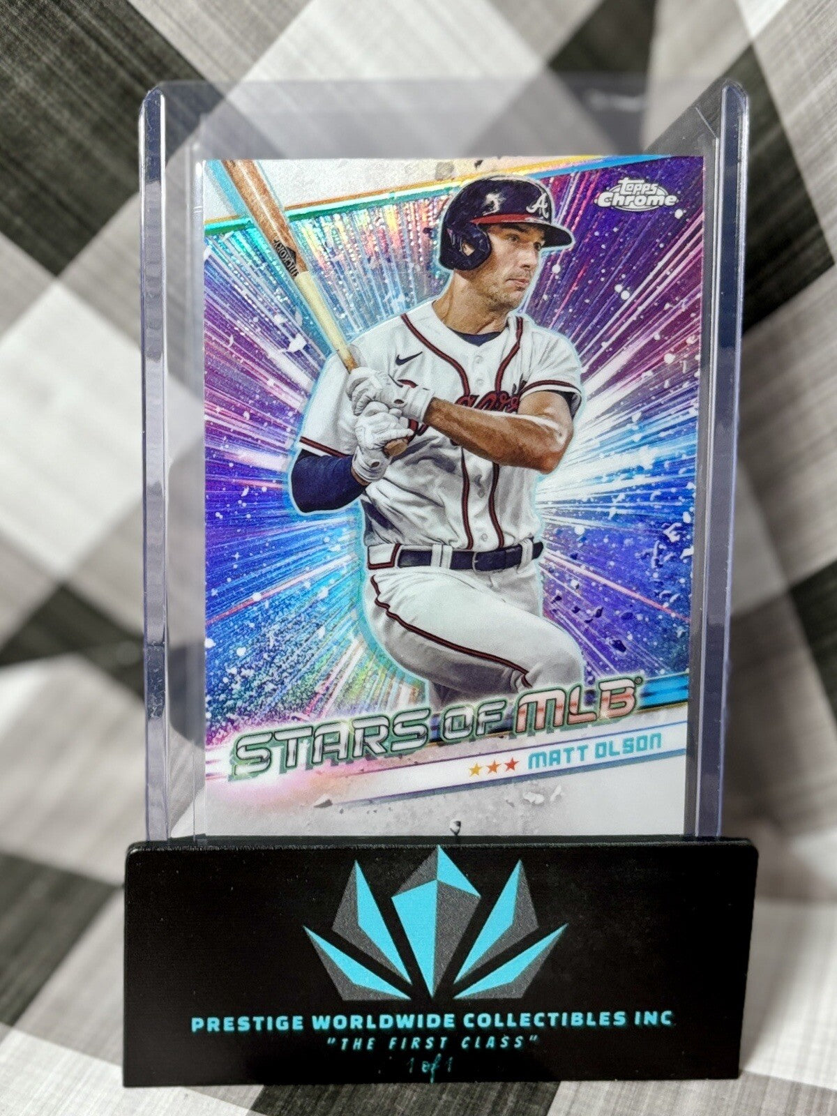 Matt Olson 2024 Topps Series 2 Stars of MLB Chrome #CSMLB-31 Atlanta Braves