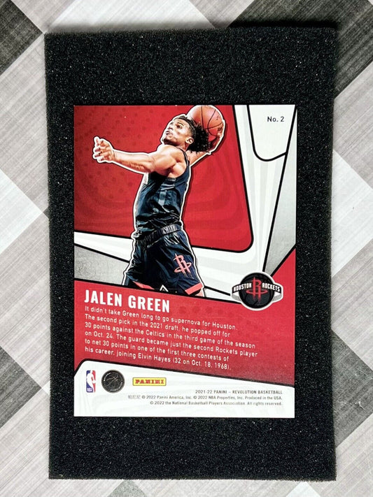 JALEN GREEN 2021-22 Panini Revolution SUPERNOVA ROOKIE #2 ROCKETS RC FIBA MVP SP