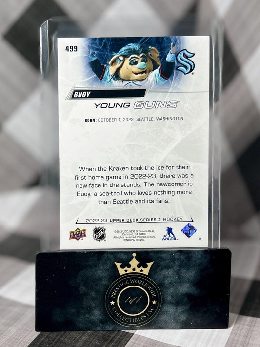 Budy 2022-23 Upper Deck Series 2 Young Guns #499 Seattle Kraken Mascot RC