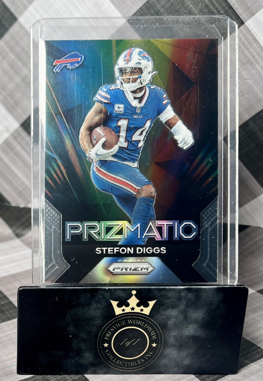 Stefon Diggs 2023 Panini Prizm Prizmatic SP Insert #5 Buffalo Bills Star WR SP