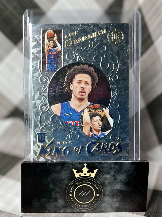 Cade Cunningham 2021-22 Illusions Silver King of Cards Rookie #30