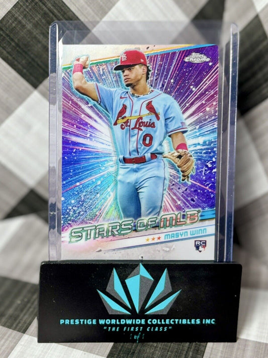 Masyn Winn 2024 Topps Series 2 Chrome Stars Of MLB Rookie #CSMLB-54 Cardinals