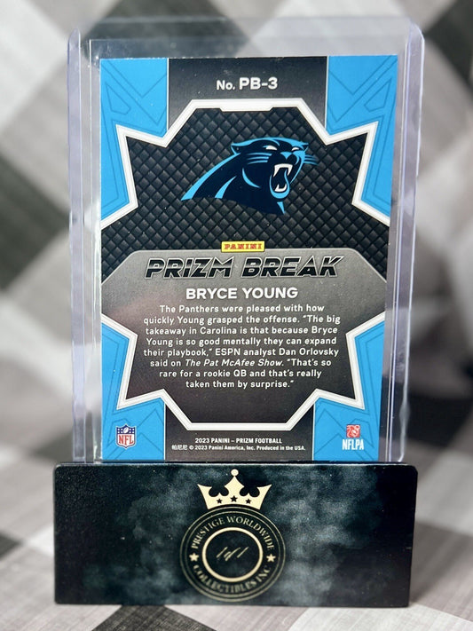 Bryce Young 2023 Panini Prizm PrizmBreak Rookie #PB-3 Carolina Panthers RC