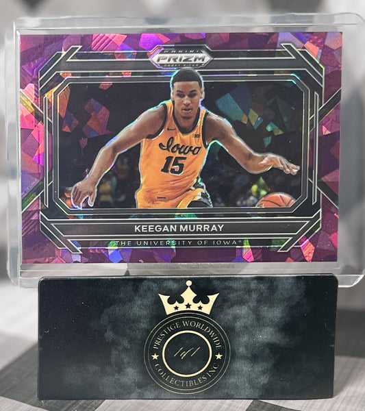 Keegan Murray 2022 Panini Prizm DP Purple Ice Variation Rookie /149 #100 Kings