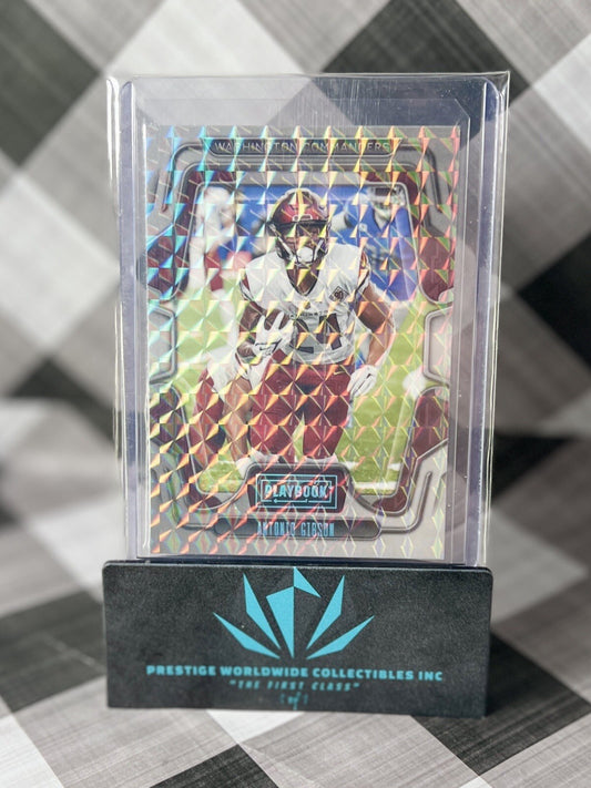 ANTONIO GIBSON 2022 Panini Playbook Blue Mosaic Holo Foil #100 - Commanders SP