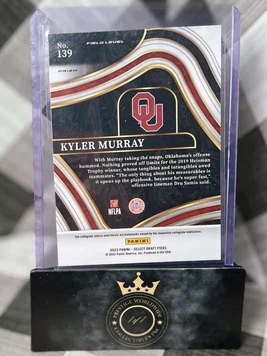 Kyler Murray 2022 Select Draft Picks White Lazer Prizm Field Level #139 AZ CARDS