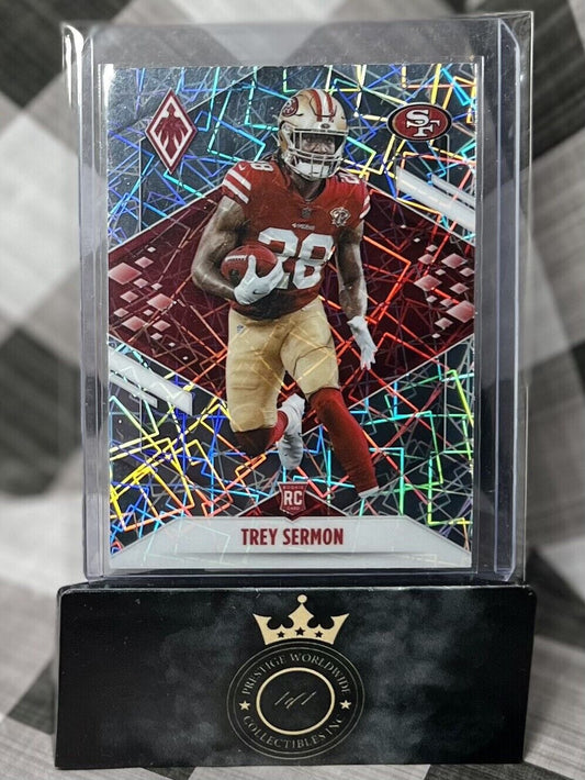 TREY SERMON 2021 Panini Phoenix Silver Laser Rookie #126 San Francisco 49ers RC