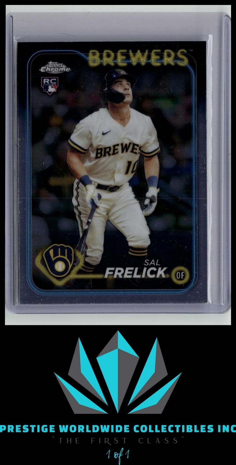 Sal Frelick 2024 Topps Chrome Rookie #39 Milwaukee Brewers Rookie