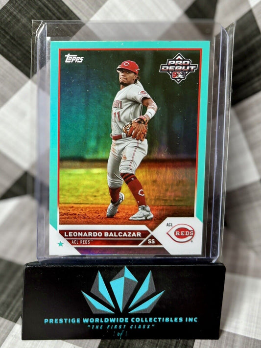 Leonardo Balcazar 2023 Topps Pro Debut Aqua/75 #PD-190 Daytona Tortugas