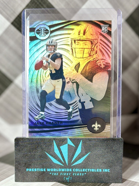 Jake Haener 2023 Panini Illusions Base Rookie #80 New Orleans Saints RC
