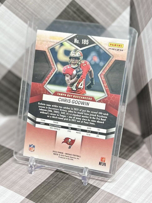 Chris Godwin 2022 Mosaic NFL Camo Pink Mosaic #185 - Tampa Bay Buccaneers SP