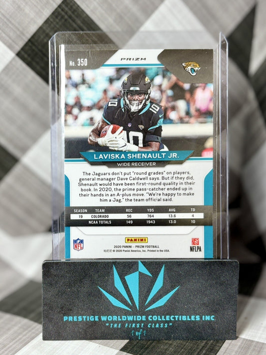 Laviska Shenault Jr. 2020 Panini Prizm Rookie Red White & Blue #350 Jaguars RC