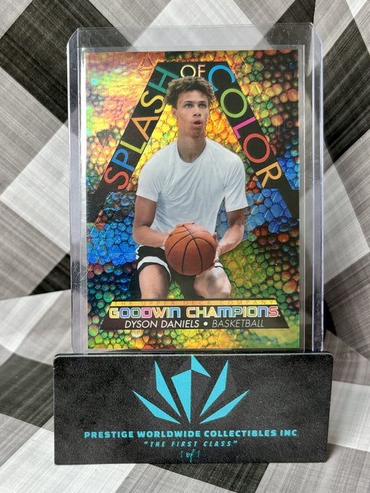 Dyson Daniels 2022 Goodwin Champions Splash of Color Chameleon Rookie /49 #SCP32
