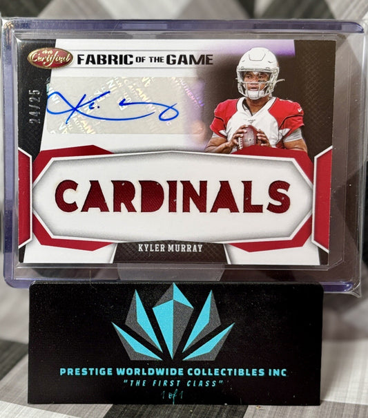Kyler Murray 2020 Certified Fabric of the Game Jersey Auto /25 #FGS-KM AZ Cards