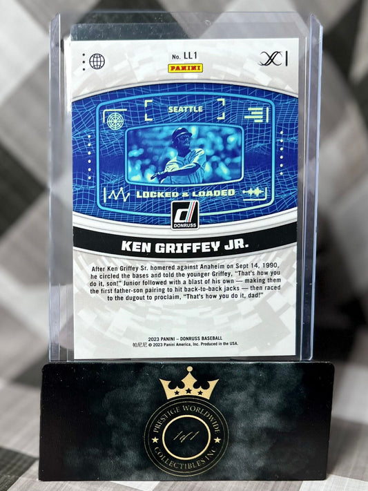 Ken Griffey Jr. 2023 Donruss Pink Fireworks Locked and Loaded #LL1
