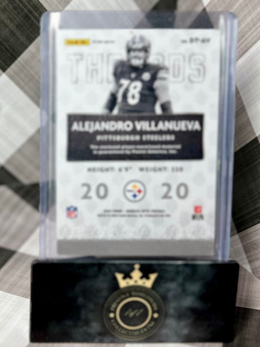 Alejandro Villanueva 2020 Optic Blue Prizm Threads #DT-AV