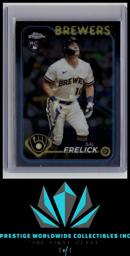 Sal Frelick 2024 Topps Chrome Rookie #39 Milwaukee Brewers Rookie