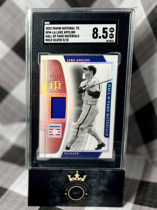 LUKE APPLING 2022 National Treasures Holo Hall Of Fame Patch /10 SGC 8.5 #HFM-LA
