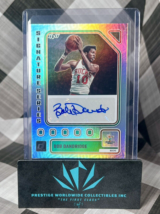 Bob Dandridge 2023-24 Panini Donruss Holo Signature Series Auto #SS-DMB Bucks