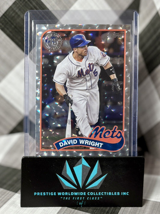David Wright 2024 Topps Series 2 1989 35th Ann. Silver Foil  #89B2-15 NY Mets