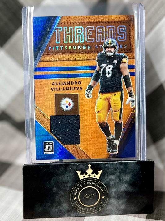 Alejandro Villanueva 2020 Optic Blue Prizm Threads #DT-AV