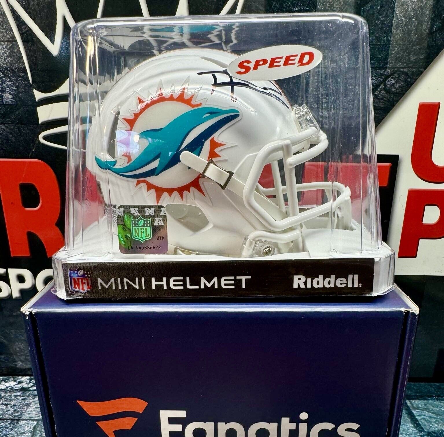 Tua Tagovailoa Dolphins Signed Autographed Speed Mini Helmet Fanatics COA