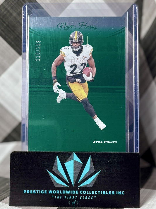 Najee Harris 2024 Prestige Xtra Points Green /299 #249 Pittsburgh Steelers