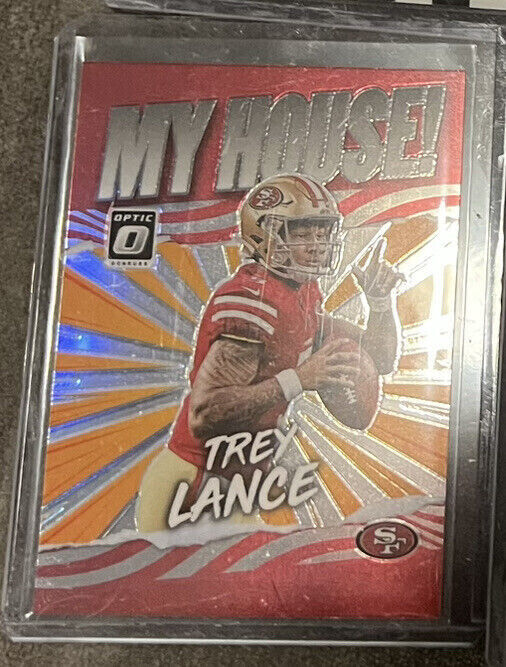 Trey Lance 2021 Optic Rookie MY HOUSE SILVER PRIZM! 49ers