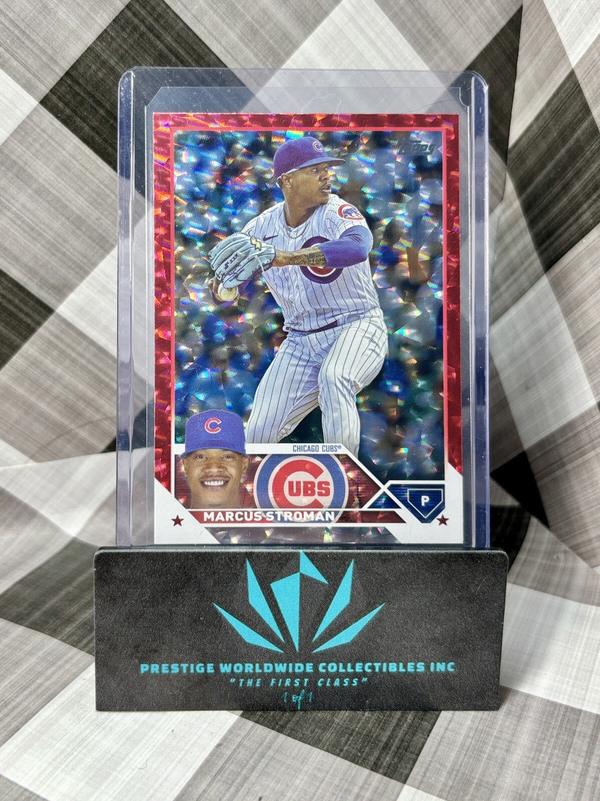 Marcus Stroman 2023 Topps Red Foil /199 #54 Chicago Cubs SP