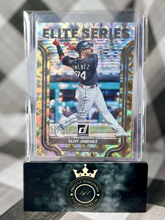Eloy Jimenez 2022 Donruss Elite Series Vector /999 #ES-9 Chicago White Sox SP