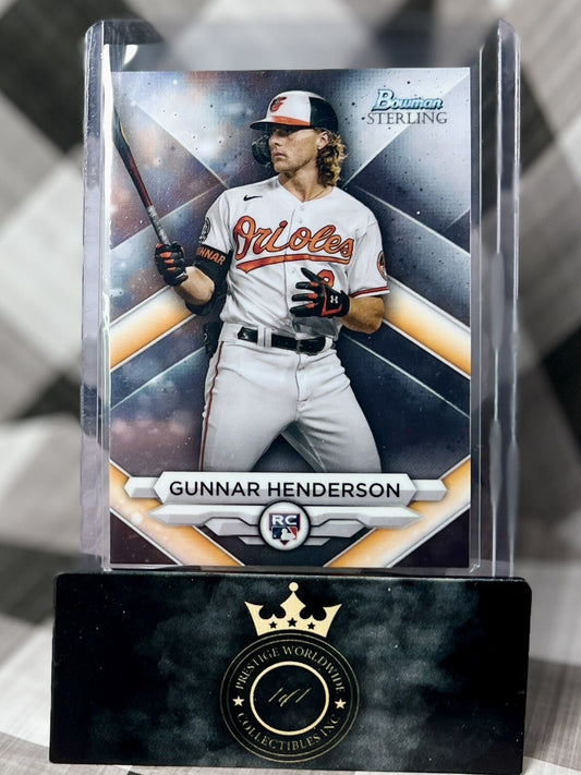 Gunnar Henderson 2023 Bowman Sterling Rookie #BSR-3 Baltimore Orioles RC