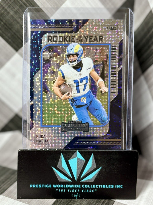 Puka Nacau 2023 Contenders FOTL Exclusive Rookie of the Year #19 LA Rams RC
