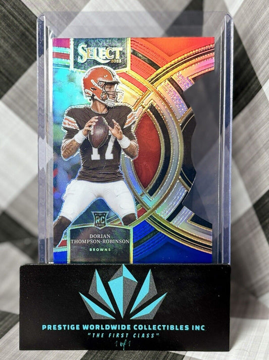 Dorian Thompson-Robinson 2023 Select Red & Blue Premier Rookie #134 Browns RC