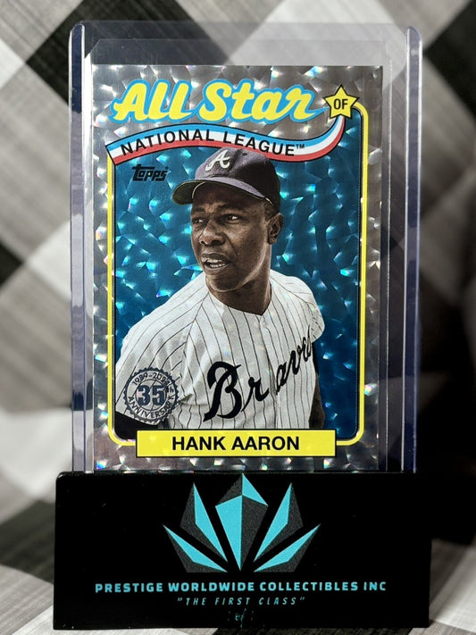 Hank Aaron 2024 Topps Series 2 35th Ann.  All Star Silver Foil #89ASB-2 Braves