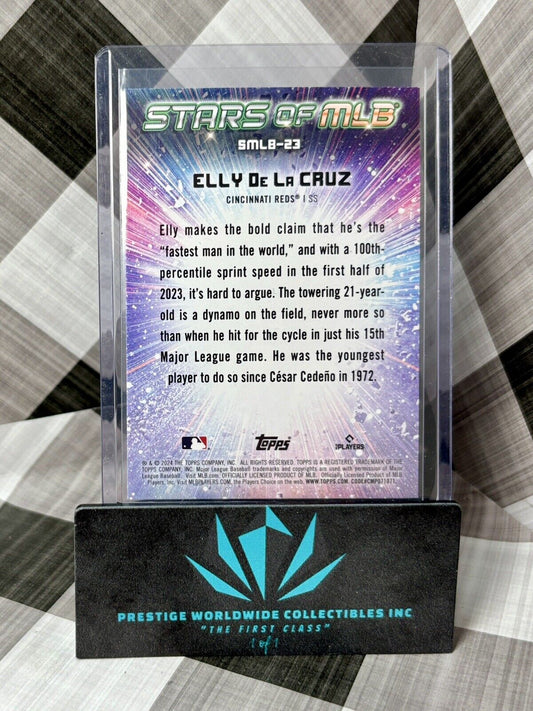 Elly De La Cruz 2024 Topps Chrome Series 1 Stars of MLB #CSMLB-23 Reds