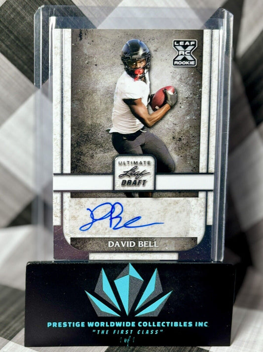 David Bell 2022 Leaf Ultimate Draft Rookie Auto #BA-DB2 Purdue & Browns