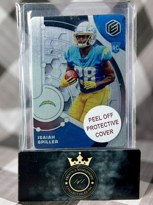 Isaiah Spiller 2022 Panini Elements Rookie Metal SP /99 #92 LA Chargers RC