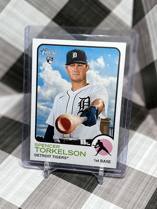 Spencer Torkelson 2022 Topps Heritage High Number ROOKIE #531  Detroit Tigers RC