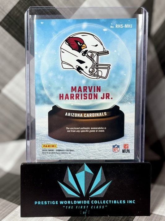 Marvin Harrison Jr. 2024 Panini Donruss Rookie Sweaters #RHS-MHJ AZ Cardinals RC