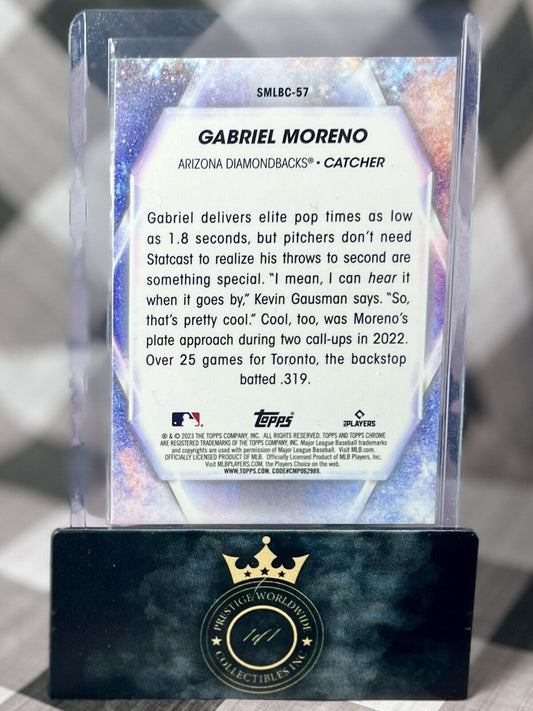 Gabriel Moreno 2023 Topps Chrome Stars of the MLB #SMLBC-57 AZ D'Backs WS RC